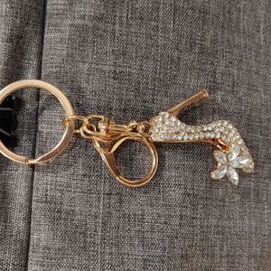 NWOT DIAMOND HEEL KEYCHAIN